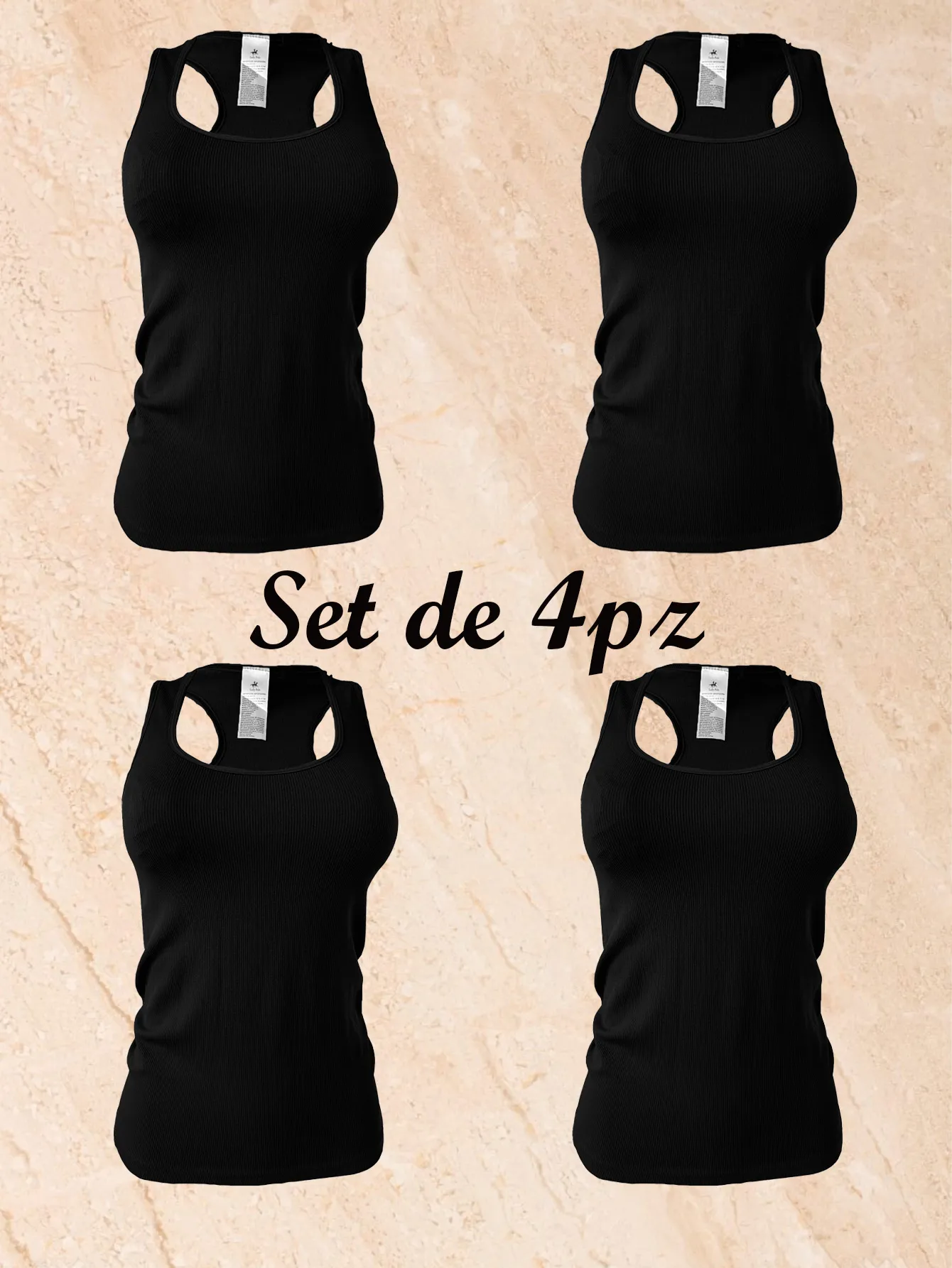 Olimpica KIT DE 4 negrs 485